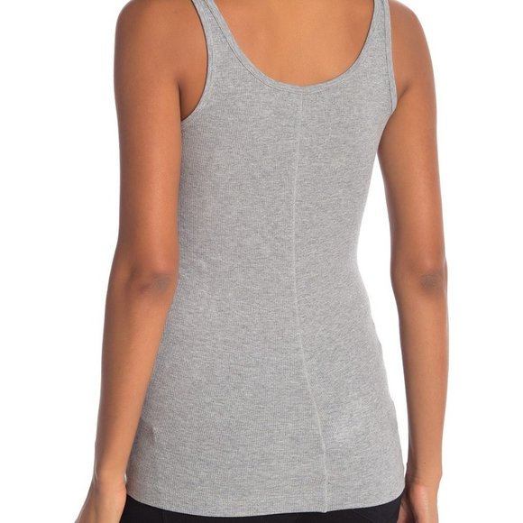Vince Favorite Rib Tank Top Grey - Picture 2 of 2